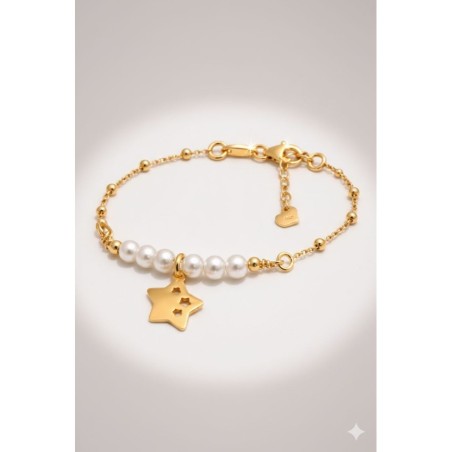Pulsera plata de ley