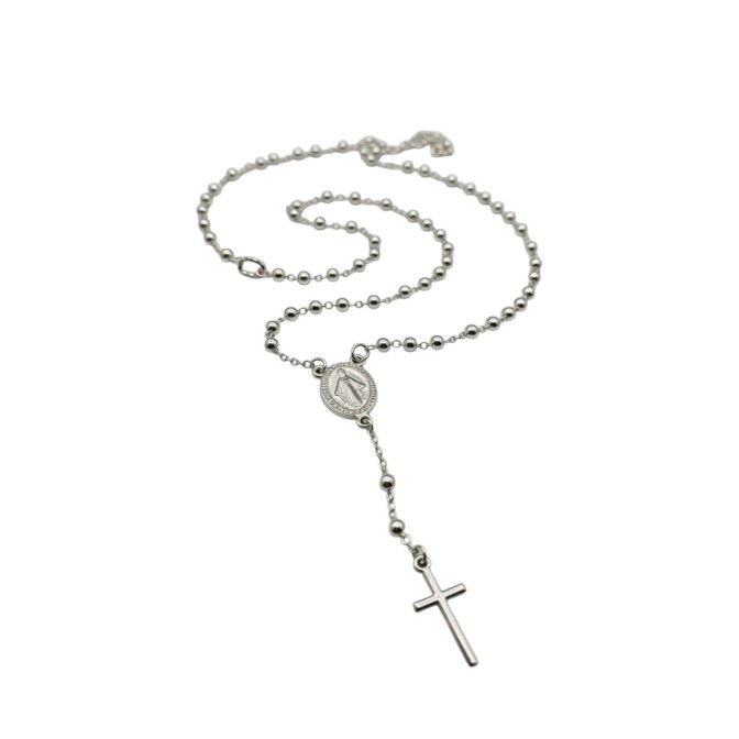 ROSARIO PLATA DE LEY BOLAS...