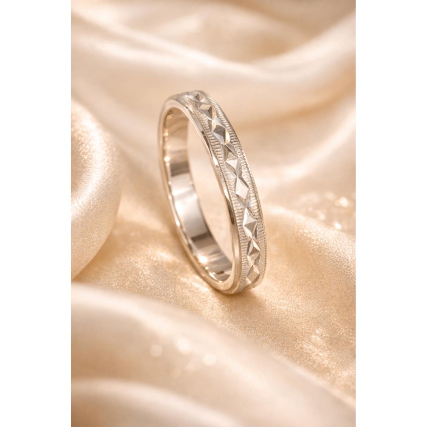 ALIANZA PLATA DE LEY TALLADA 3MM