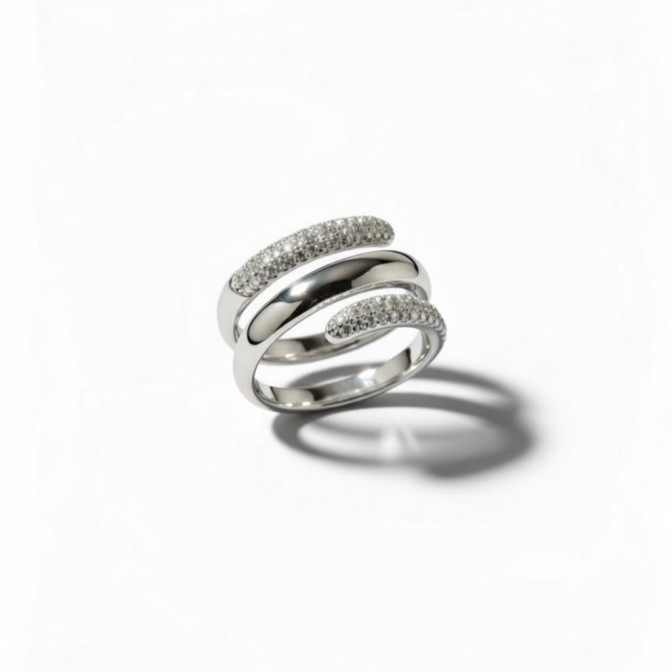 SORTIJA PLATA DE LEY