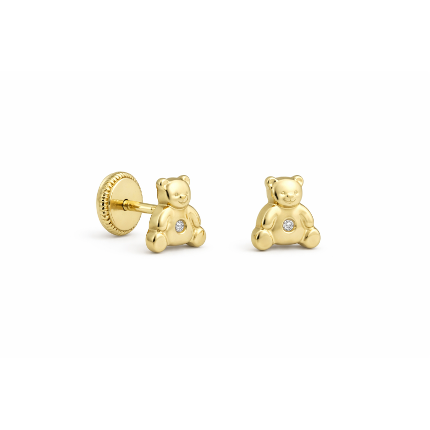Pendientes Oro 18 Kilates con Dije...