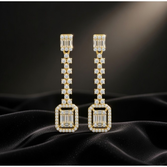 Pendientes Largos  Plata de... 2