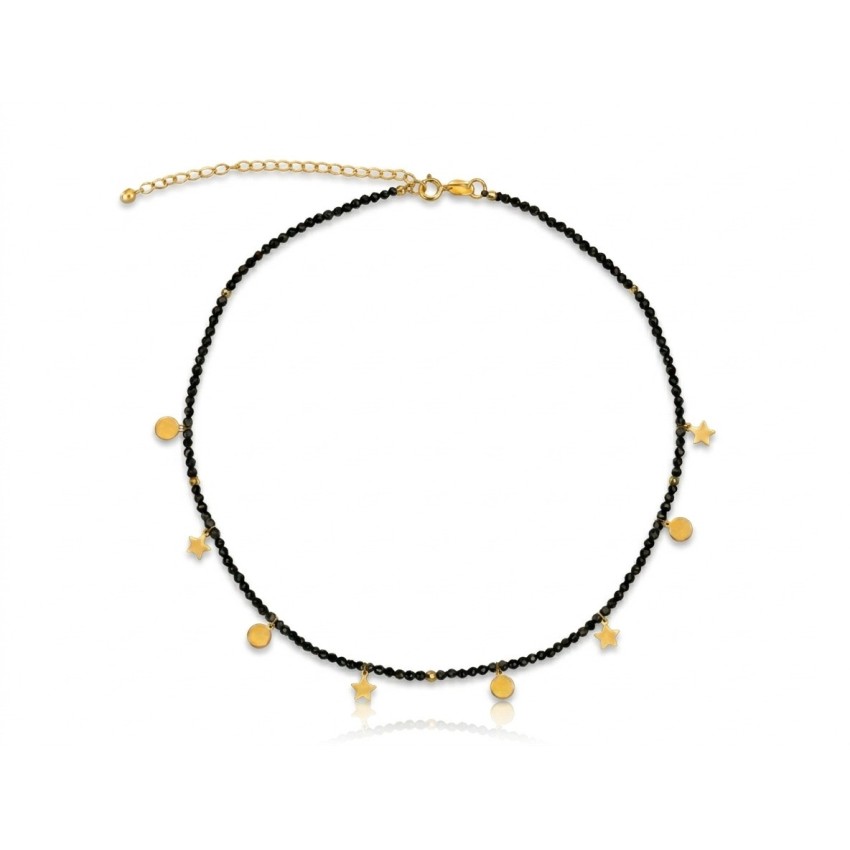 GARGANTILLA PLATA DE LEY Y ONIX