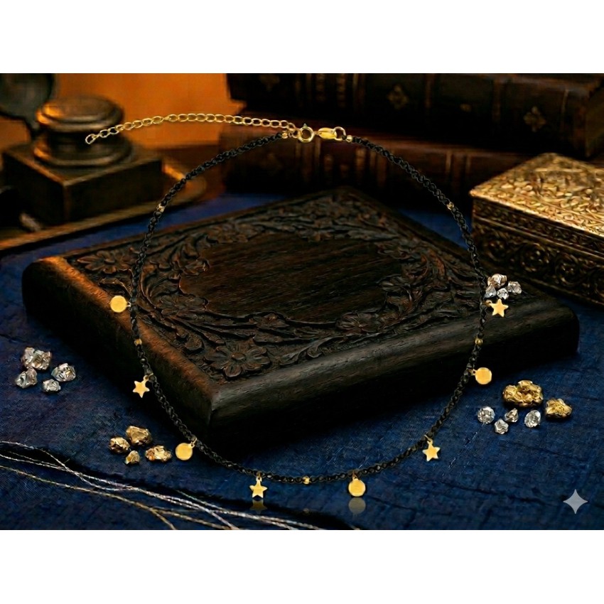 GARGANTILLA PLATA DE LEY Y ONIX