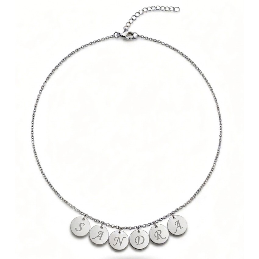 GARGANTILLA PLATA DE LEY PERSONALIZADA