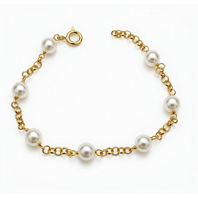 Pulsera Baño de Oro 18kt...