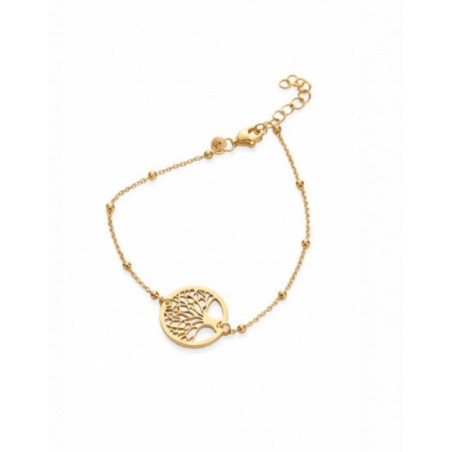 PULSERA PLATA DE LEY CHAPADA EN ORO