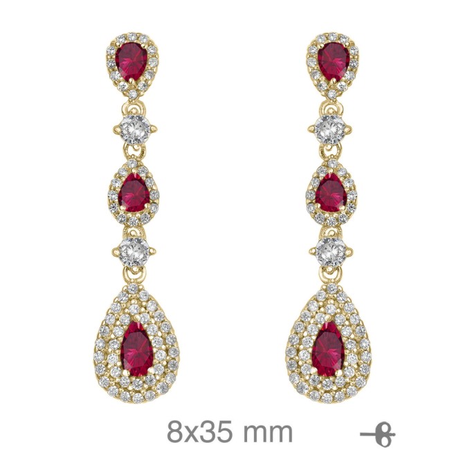 PENDIENTES PLATA DE LEY