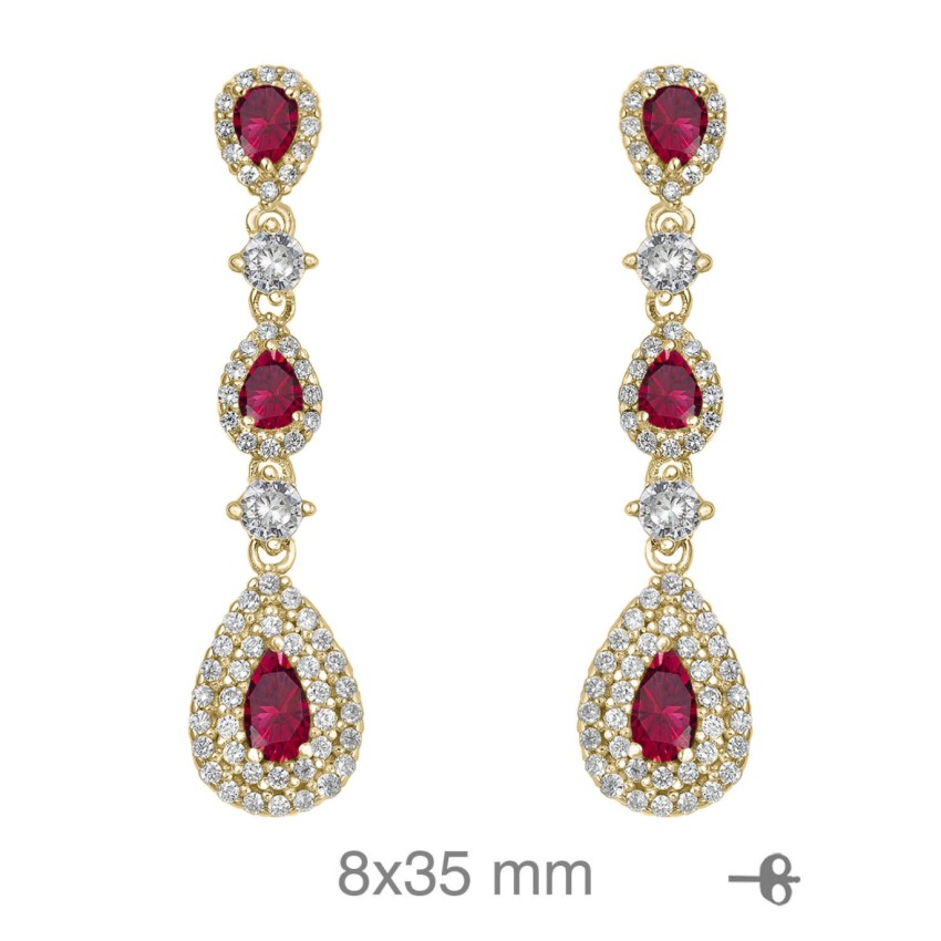 Pendientes Plata de Ley 925 con...
