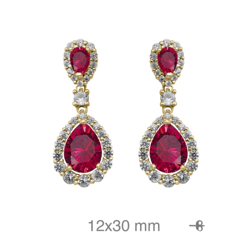 PENDIENTES PLATA DE LEY