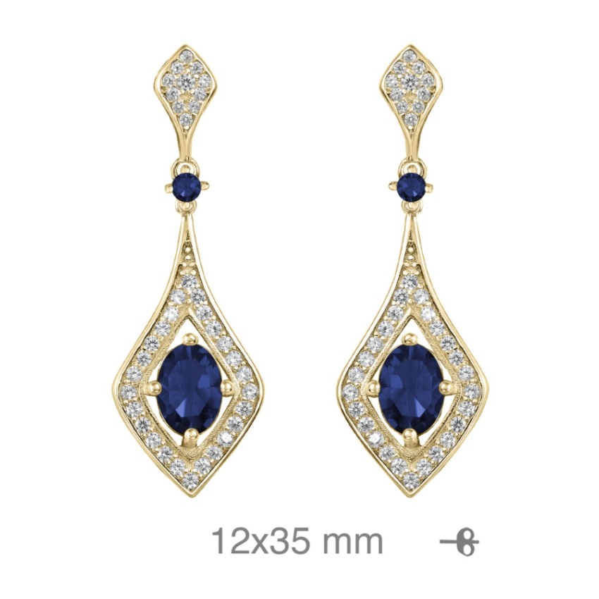 Pendientes Plata de Ley 925 con...
