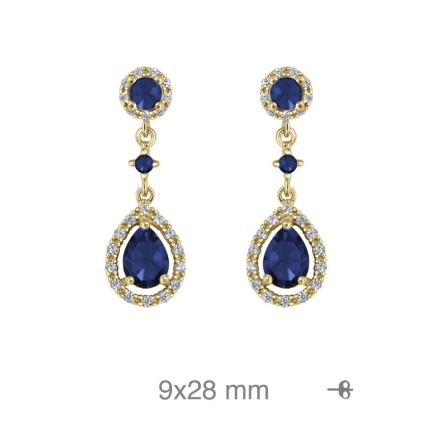 Pendientes Plata de Ley 925 con...
