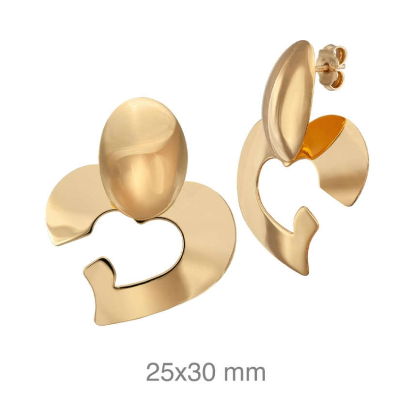 Pendientes Plata de Ley 925 Baño de...