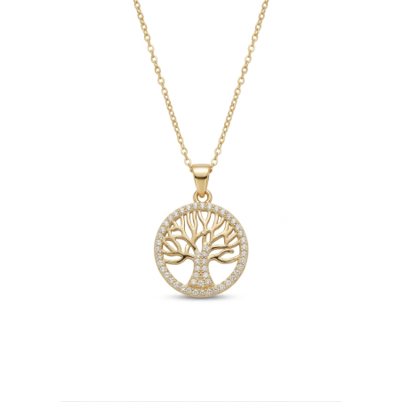 GARGANTILLA PLATA DE LEY ÁRBOL DE LA VIDA 15mm