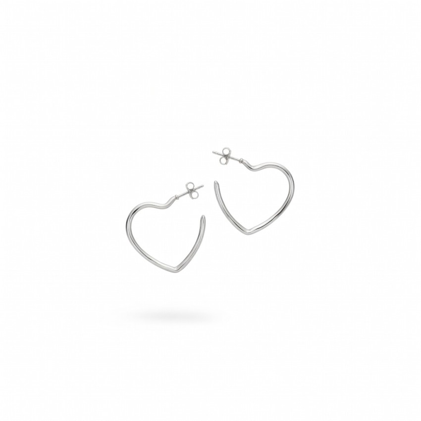 PENDIENTES PLATA DE LEY 30MM