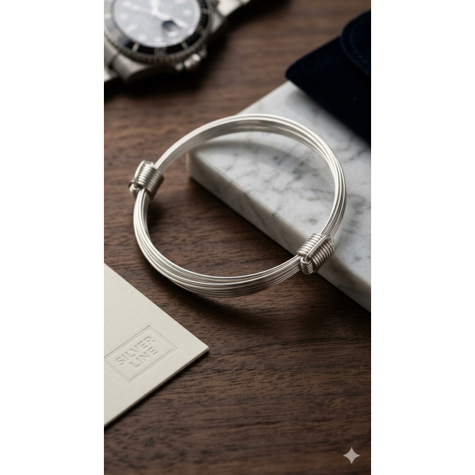 PULSERA PLATA DE LEY 9 hilos 2