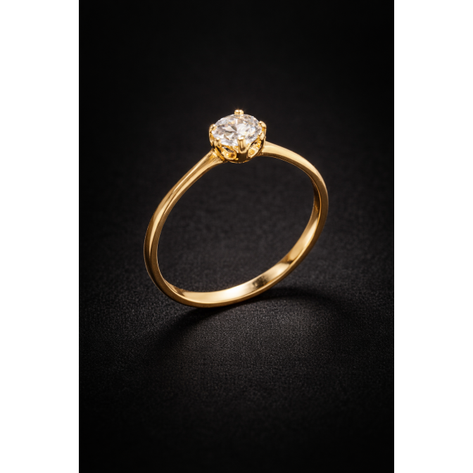 SOLITARIO ORO 18 KILATES 2