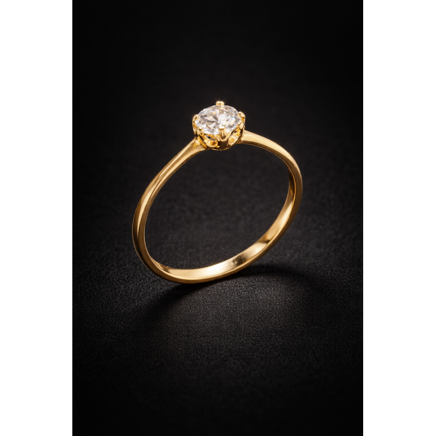 Solitario Eternity Oro 18 Kilates con...