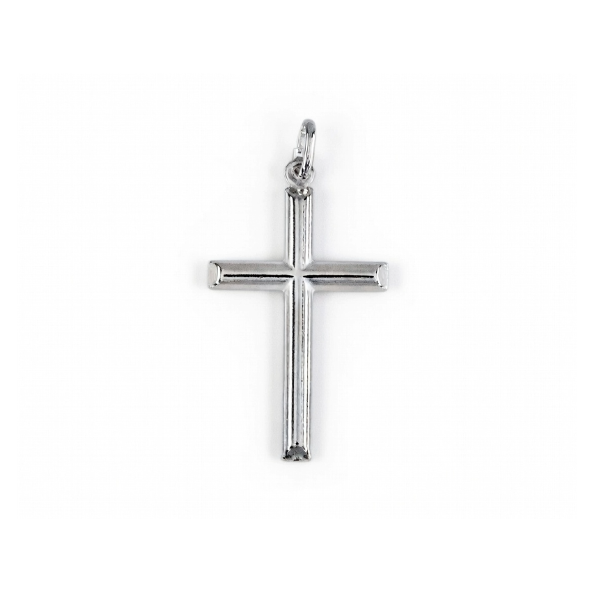 COLGANTE CRUZ PLATA 35mm
