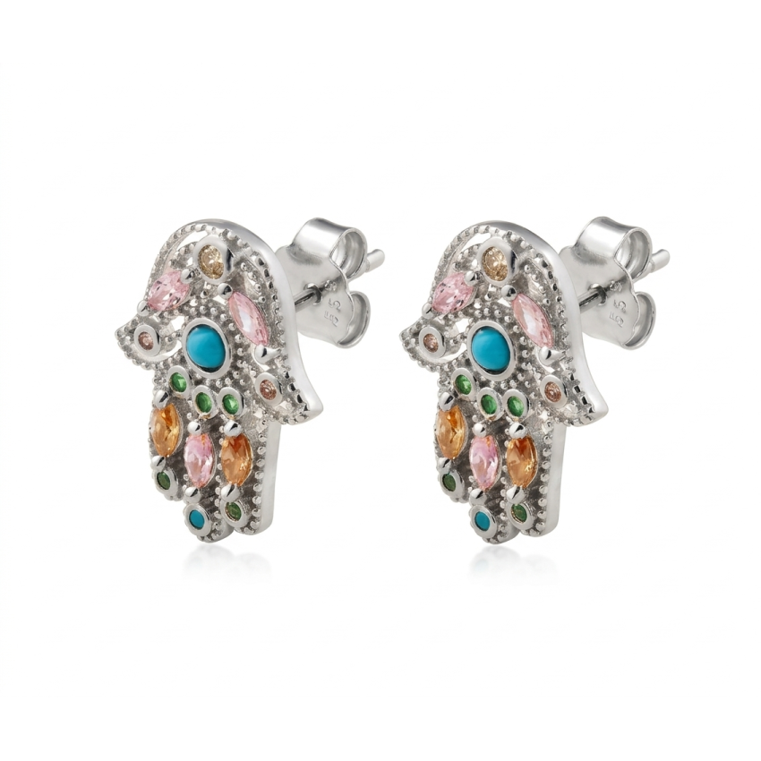 Pendientes Plata de Ley 925 Baño de Oro