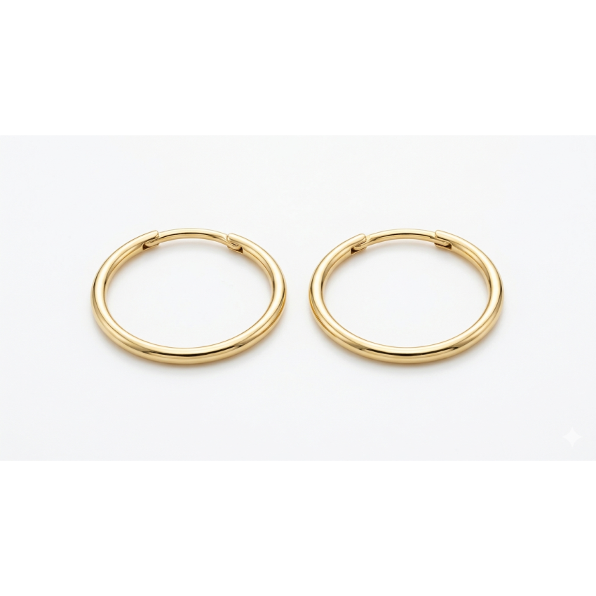 Aros Oro 18 Kilates 1x14mm