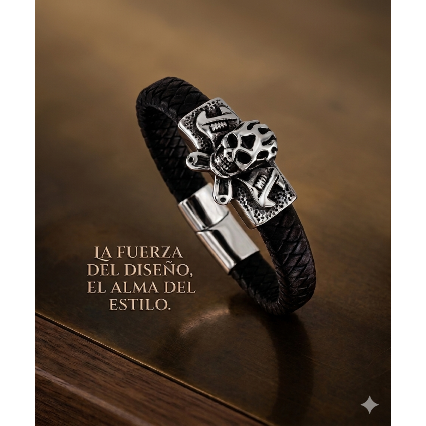 Pulsera Acero Inoxidable con Dije...