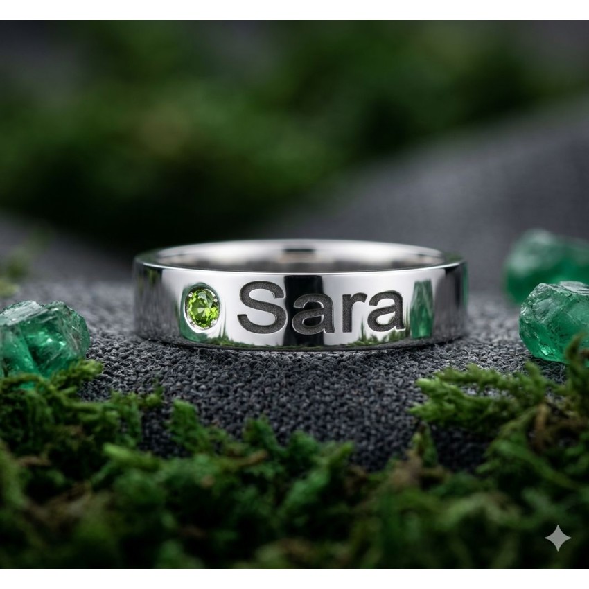 ANILLO PLATA DE LEY PERSONALIZADO