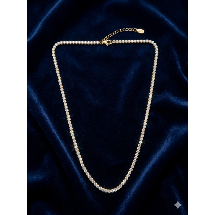 GARGANTILLA PLATA DE LEY 42cm