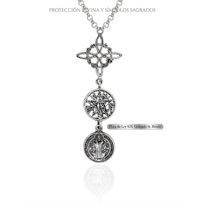 GARGANTILLA PLATA DE LEY TRIPLE...