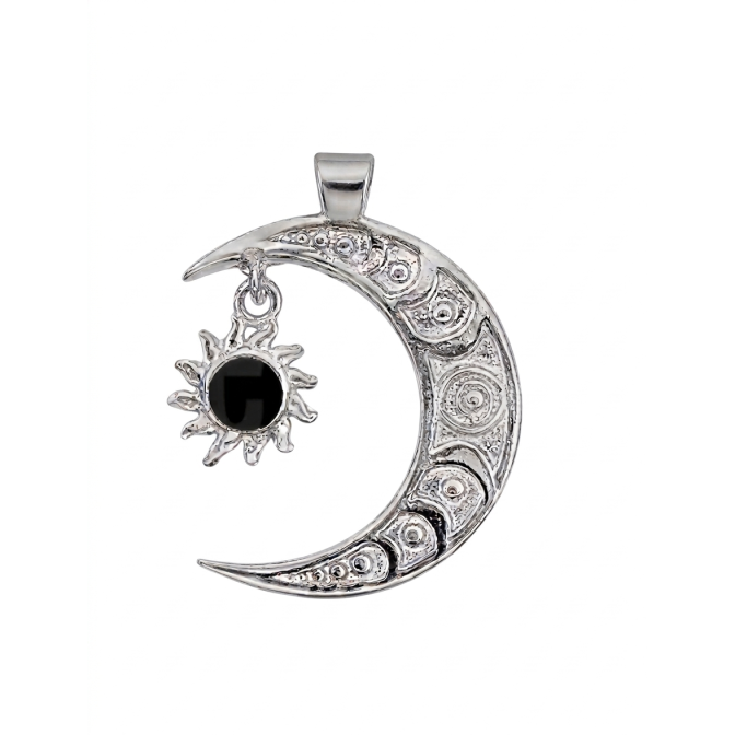 Colgante Plata de Ley Luna...