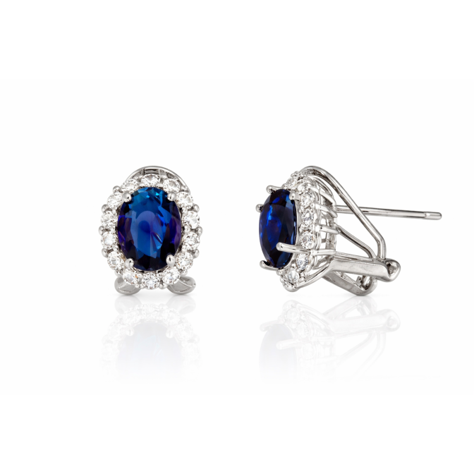 Pendientes Plata de Ley con...