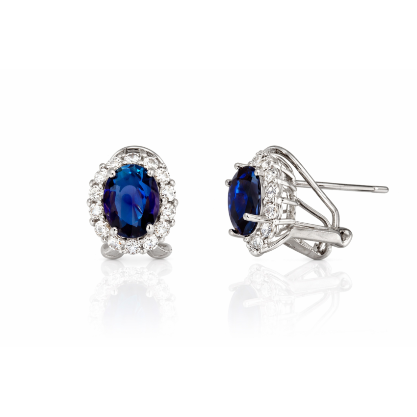Pendientes Plata de Ley con circonita...