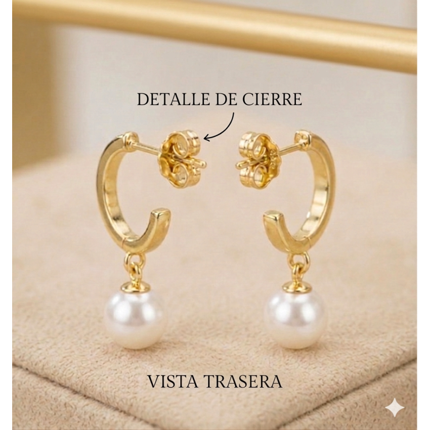 Pendientes Aro Plata de Ley 925 Baño...
