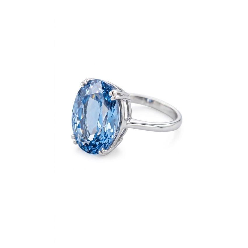 SORTIJA PLATA DE LEY 20x15mm