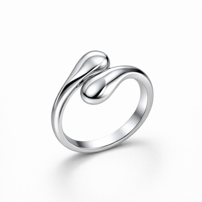 Anillo Gota Cruzada en...