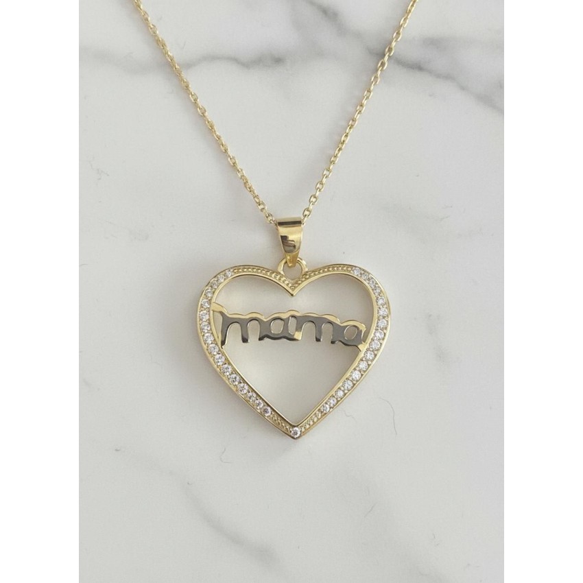 Gargantilla Corazón "Mama" con...