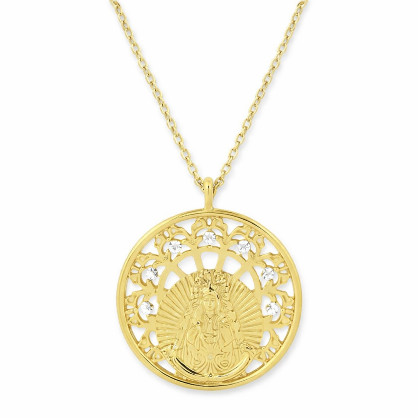 Gargantilla Medalla Virgen del Rocío...