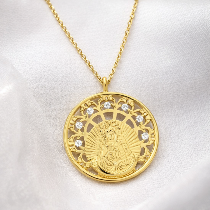 Gargantilla Medalla Virgen... 2