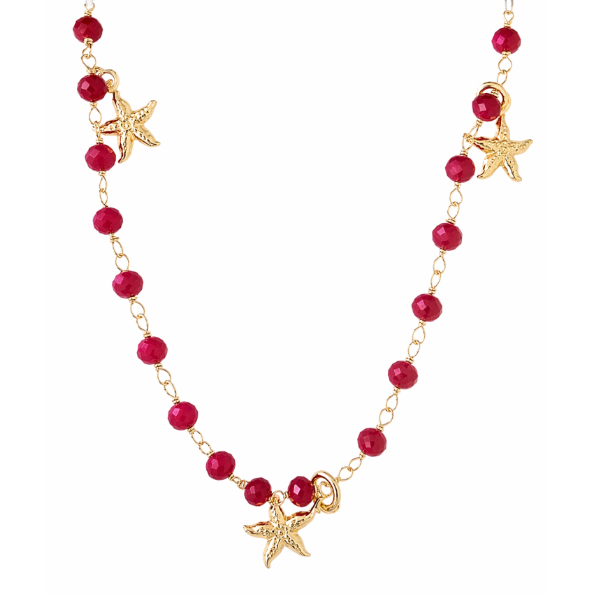 Tobillera plata de ley Estrellas  de Mar