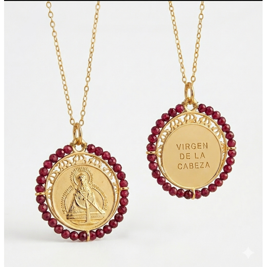 Gargantilla Medalla Virgen de la...