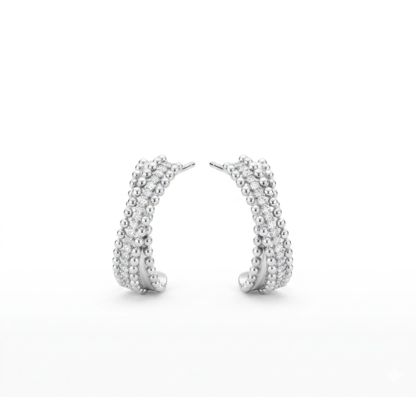 Pendientes de Plata de Ley 925 con...