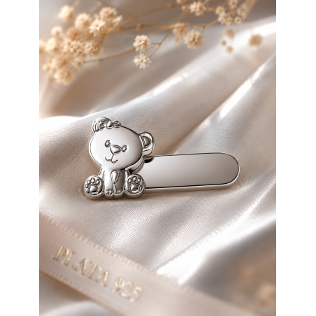 Alfiler de Plata de Ley Oso