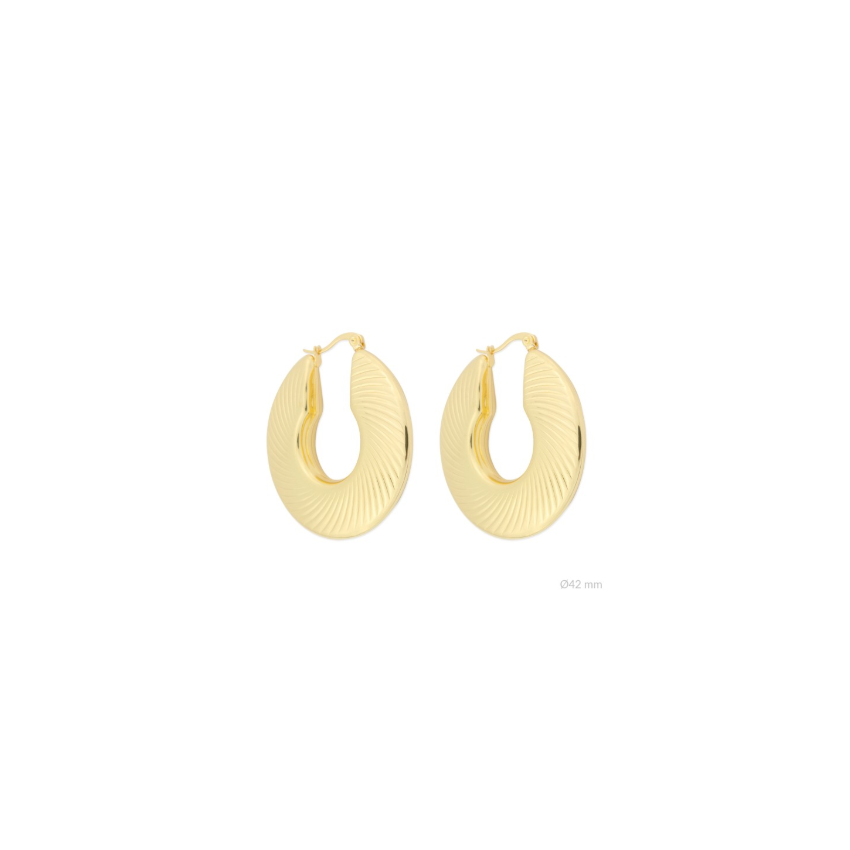Argollas de Acero Inoxidable 42mm