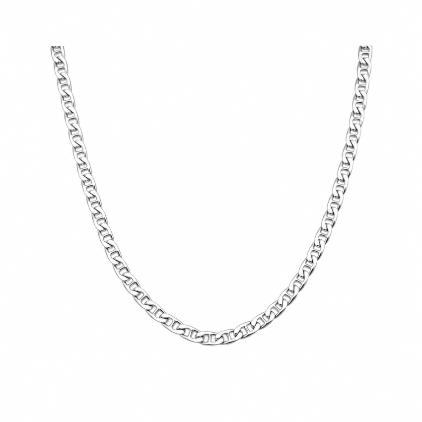Cadena Plata de Ley Ancla 60 cm x 4,5 mm
