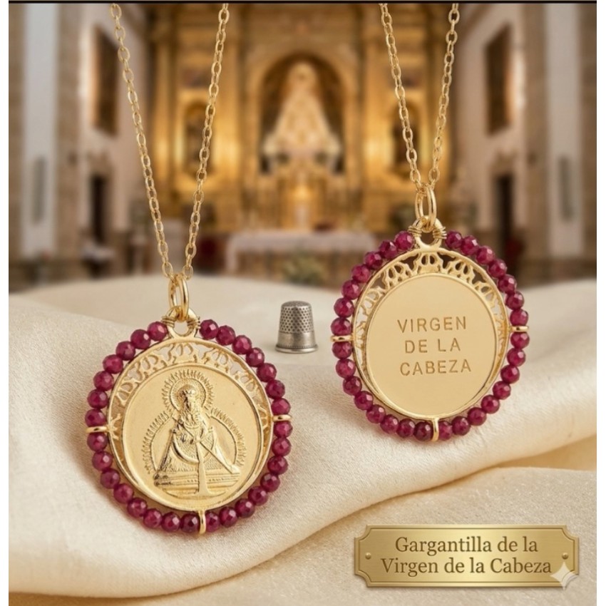 Gargantilla de Plata de Ley | Virgen...