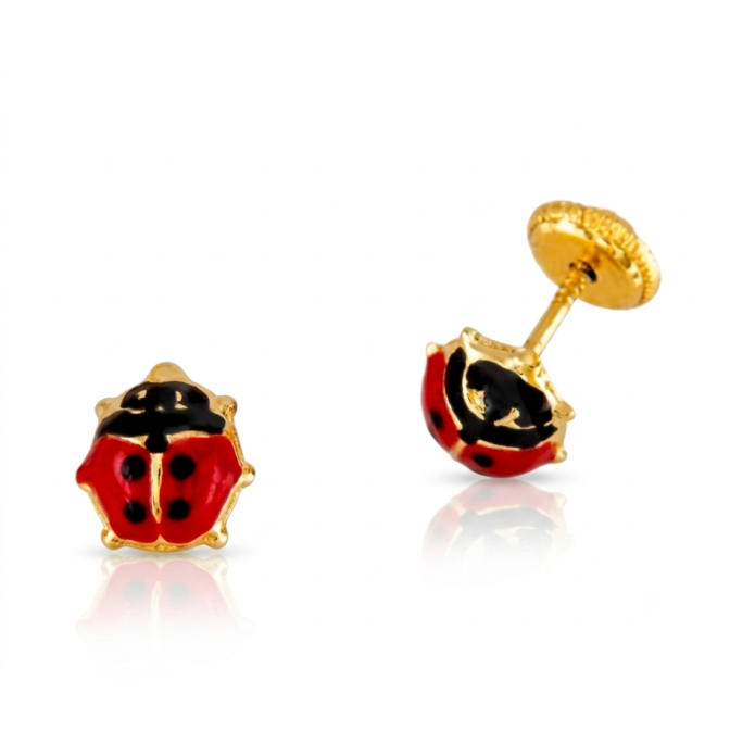 Pendientes Mariquita...