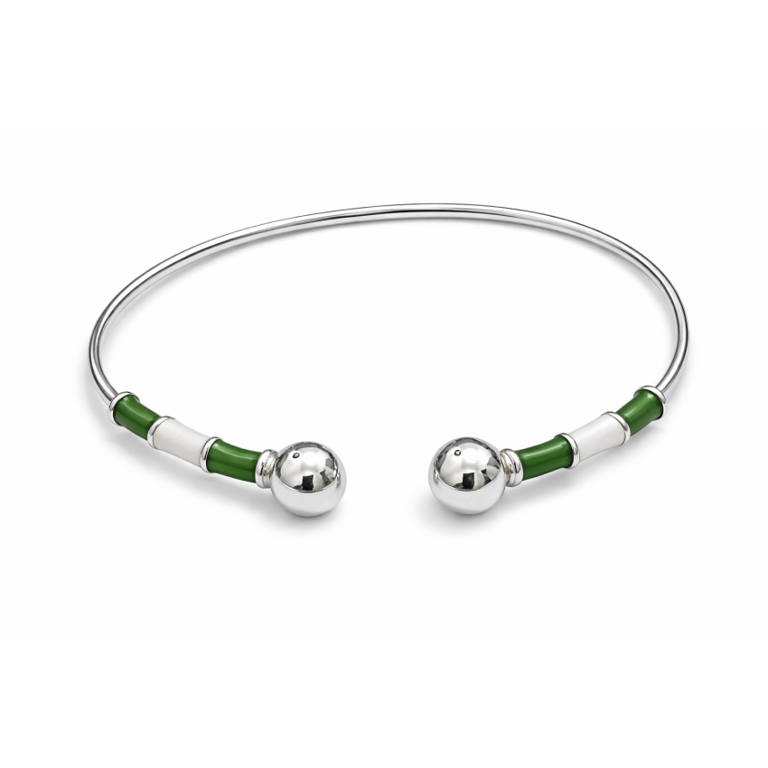 Pulsera Plata de Ley Bandera Andalucía