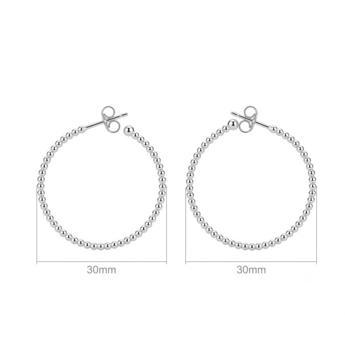 Aros de Plata de Ley 925...
