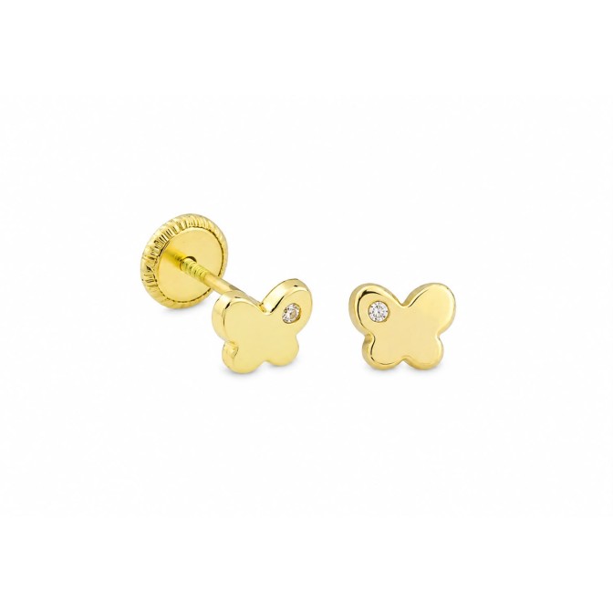 Pendientes Mariposa Oro 18...