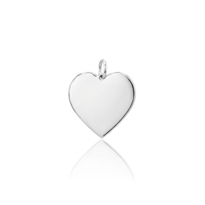 Colgante Corazón Plata de...